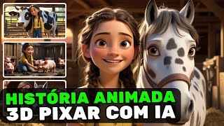 Easy & Free 3D Animations: Convert TEXTS into ANIMATED STORIES PIXAR STYLE Videos with AI!