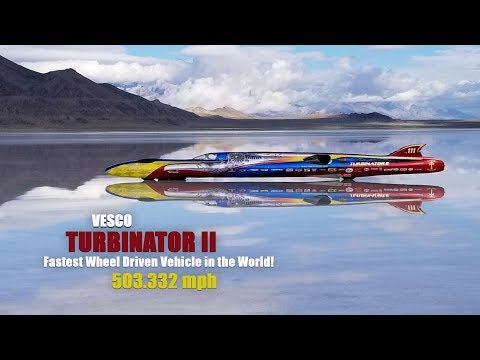 Turbinator II es el vehículo de cuatro ruedas más rápido del mundo 