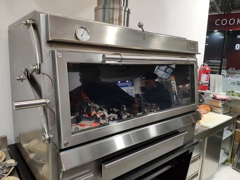 PIRA CHARCOAL OVENS Silver ED Series with Lifting Door