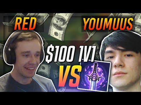 REDMERCY VS YOUMUUS!! | $100 1v1 SHOWDOWN!! - League of Legends