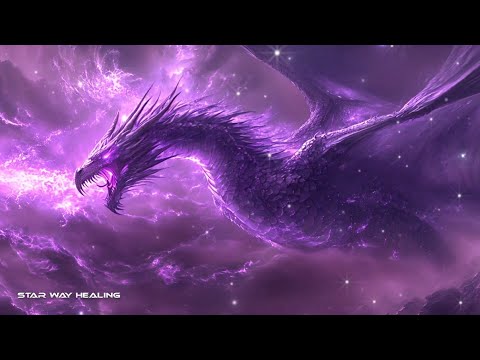 396Hz VIOLET FLAME DRAGON • SUPPORT RELEASING KARMIC ENERGIES • REIKI • MEDITATION MUSIC
