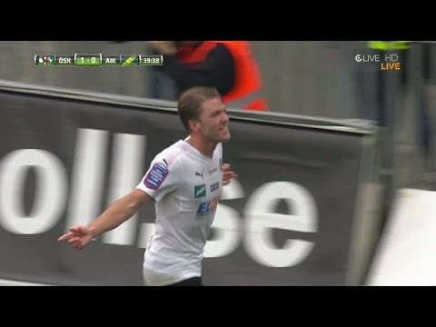 Broberg skjuter in 1-0 mot AIK - TV4 Sport