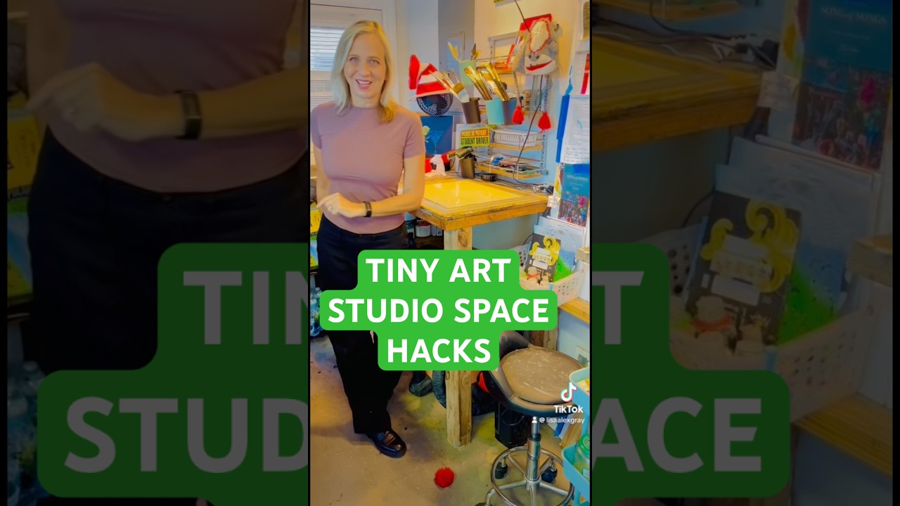 A Creative Art Studio in a Small Space