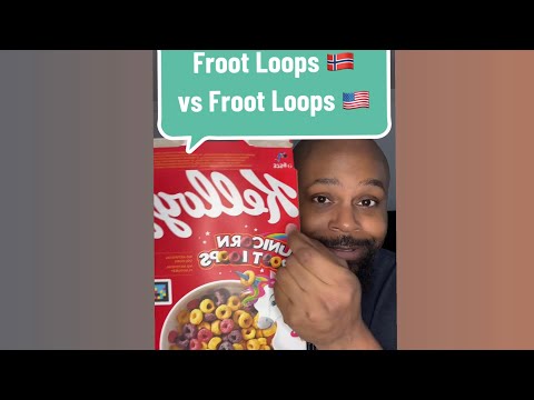 Kellogg’s Froot Loops USA vs Europe