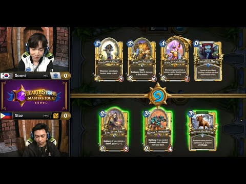 Sooni vs Staz - Top 8 Group A Losers - Hearthstone Masters Tour Seoul