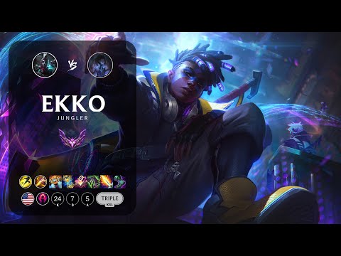Ekko Jungle vs Sylas - NA Master Patch 13.1