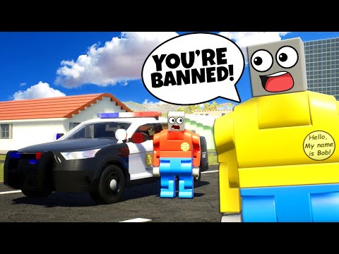 Getting BANNED From WEIRD Roleplay Servers in Brick Rigs Multiplayer!