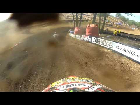 GoPro HD: Josh Grant Moto 2 Lap 2012 Lucas Oil Pro Motocross Championship Red Bud