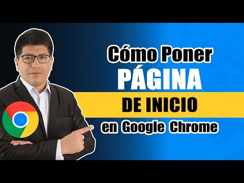 Cómo Poner Página de INICIO en Google Chrome PASO A PASO