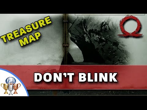 God of War Treasure Map - Don't Blink - Map and Dig Spot Locations