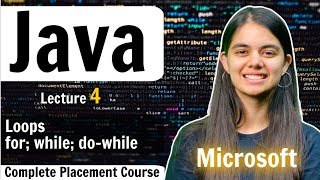 Loops in Java  Java Placement Full Course  Lecture