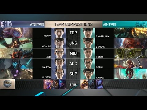 IMT vs TSM Highlights - IMMORTALS vs TEAM SOLOMID Game 2 NA LCS Playoffs - SPRING 2016 Semifinal #2