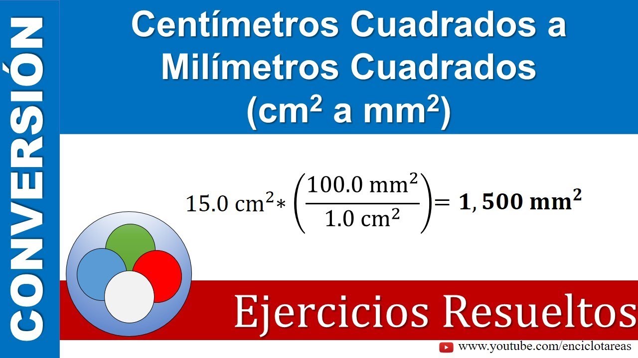 Centímetros Cuadrados a Milímetros Cuadrados (cm2 a mm2) - PARTE 1