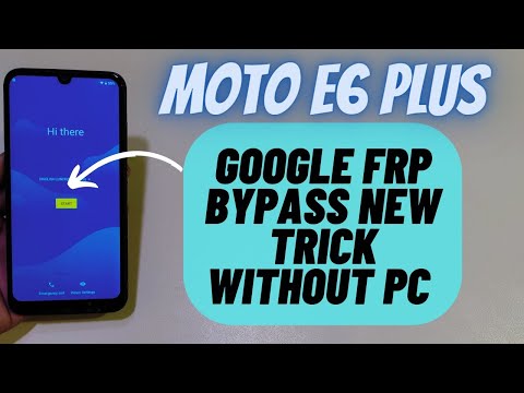 Moto E6 Plus Frp Bypass Without Computer | Moto Xt2025 Unlock Frp Bypass 2023