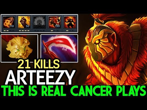 Arteezy [Ember Spirit] This is Real Cancer Plays 21 Kills Pro Game 7.22 Dota 2