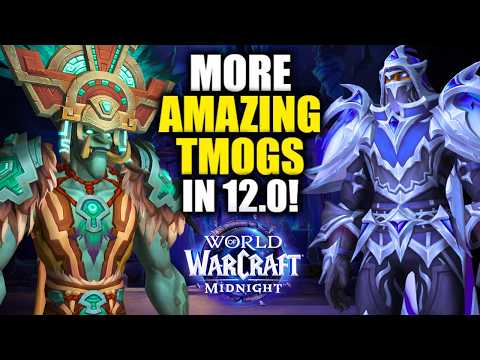 More AMAZING Transmogs Coming In Midnight! Pepe Cosmetic | ChainKini | Void Elf | Haranir | WoW 12.0