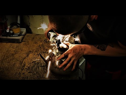 Making of Titanium Bascinet Nasal Helmet