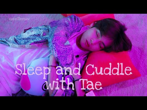 [V ASMR] Sleeping and Cuddling with Taehyung on a cold rainy night 🌧❄️ + kisses and hugs (1 hour)