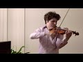 Home Video: Bach Sonata No. 1 g minor - Adagio (calmer version)