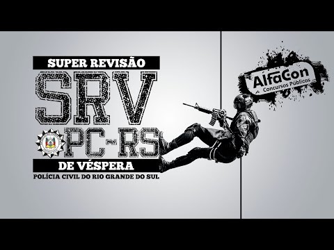 Aula Gratuita - Super Revisão de Véspera - Polícia Civil do Rio Grande do Sul - AO VIVO - AlfaCon