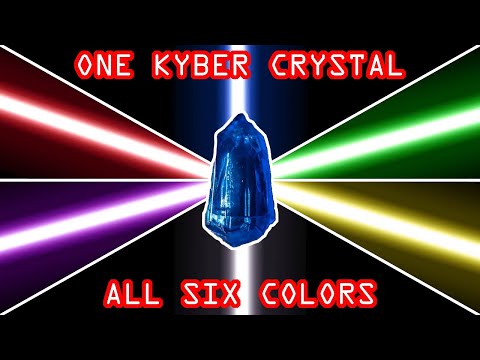 EASY Savi’s (Galaxy’s Edge) lightsaber HACK! One Kyber Crystal - all six colors!