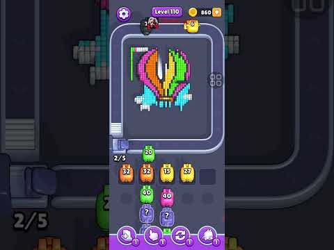 Pixel Flow Level 110 Walkthrough