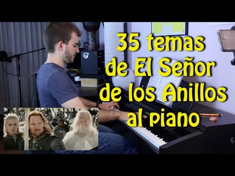 Todos los temas de El Señor de los Anillos al piano