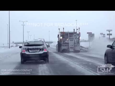 03-07-19 Rapid City, SD - Snowy Commute Vehicle Stuck