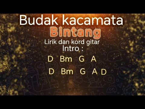 BINTANG (lirik dan kord gitar) 