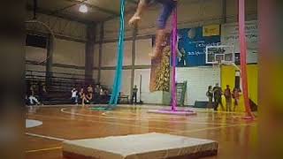 Static trapeze routine Song: While my guitar gently weeps