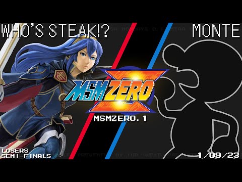 MSM:ZERO.1 - WHO'S Steak!? (Lucina) Vs. Monte (Mr. Game & Watch) - SSBU - Losers Semi Finals