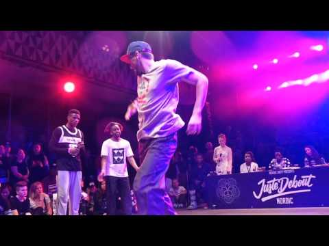 Juste Debout Nordic 2016 House Semifinal - Brian Poogi & Maele Reeflex vs Chili & Otech