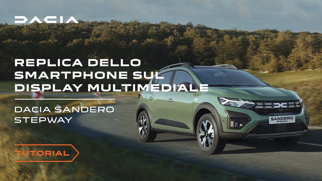 Sandero e Sandero Stepway - Mirroring dello smartphone su Media Display