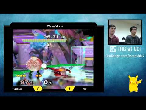 ZSB7 Winners Finals - Santiago (Green Sheik) vs Kira (Red Sheik) - SSBM