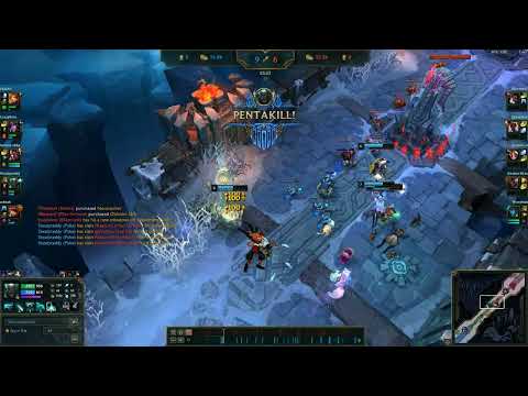 League of Legends: Sentinel Pyke Penta Kill in ARAM :D