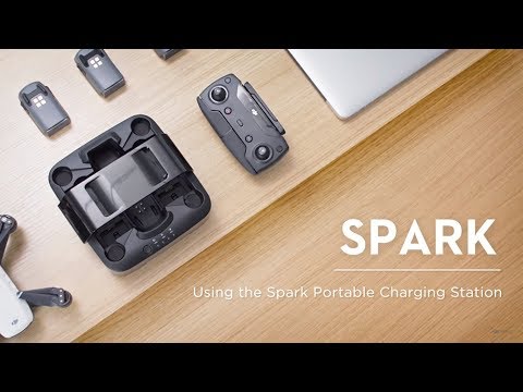 DJI Spark - Using the Spark Portable Charging Station