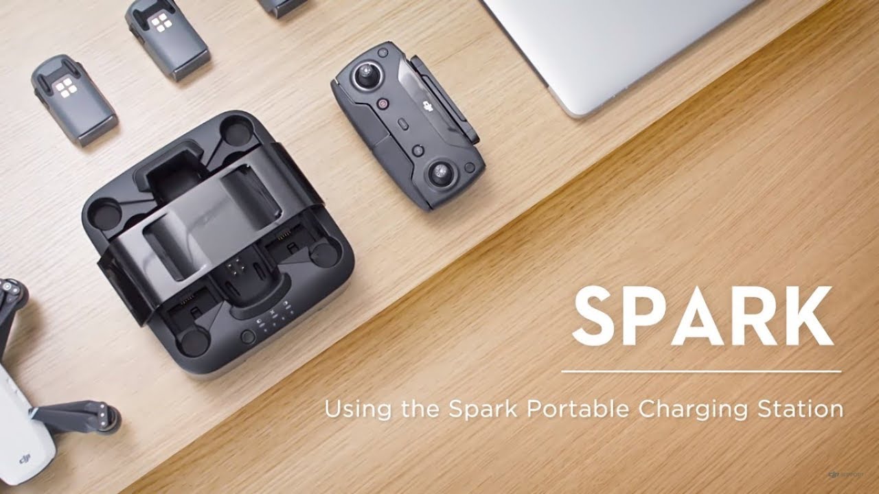 Квадрокоптер DJI Spark Fly More Combo, желтый