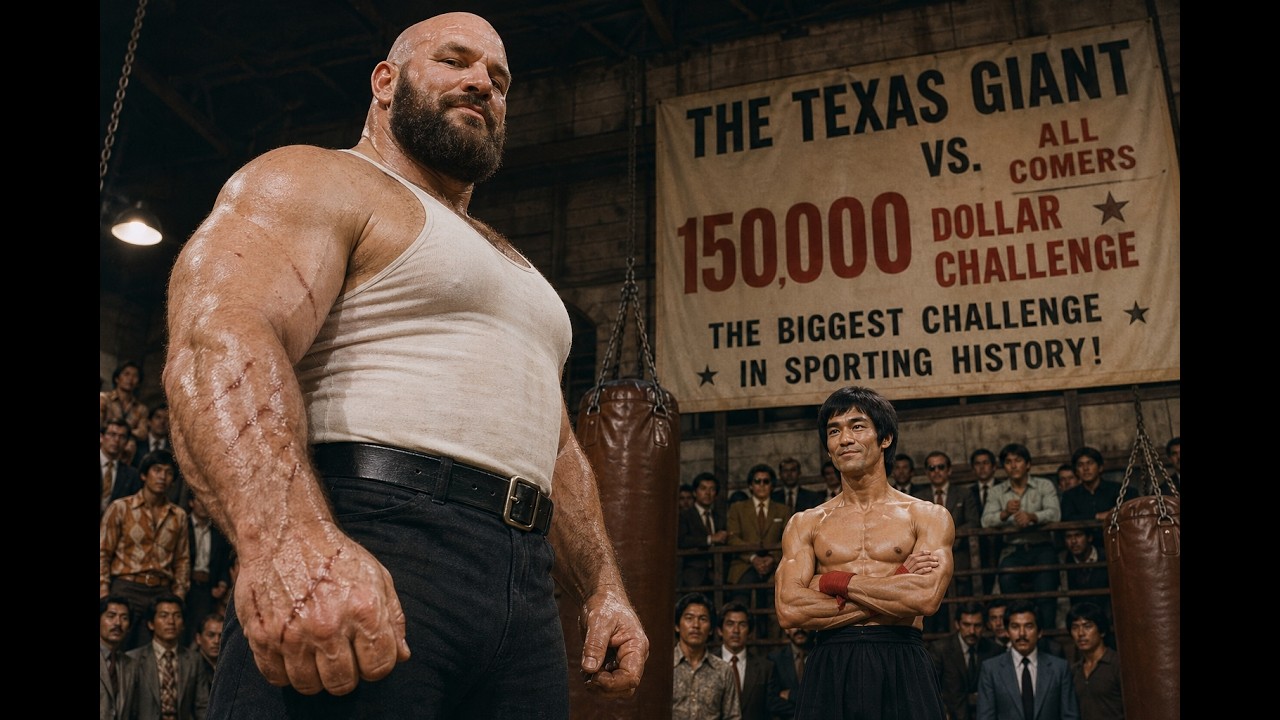 $150,000 To Last 20 Seconds Against the Texas Giant — 188 Men Hospitalized — Bruce Lee Took 7