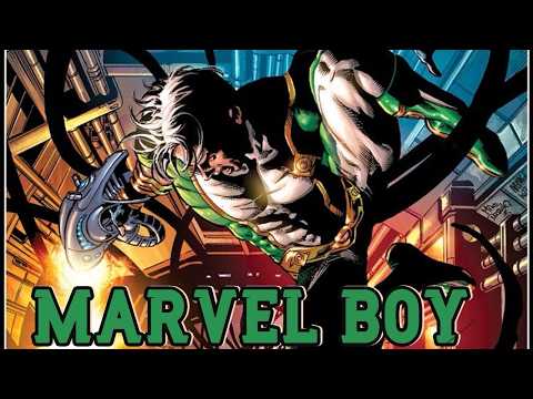 "From Outlaw to Avenger: The Origin of Marvel Boy!" (Noh-Varr)