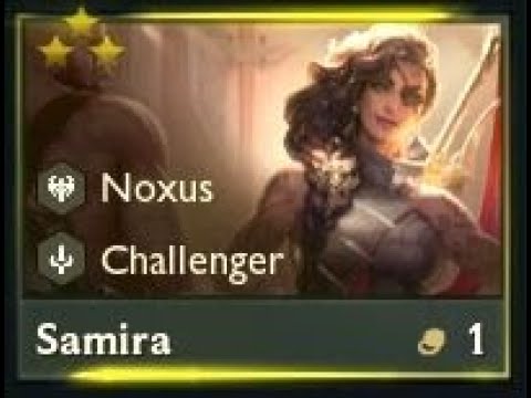 6 Challenger with 3 star Samira and almost a 3 star Warwick as second carry.