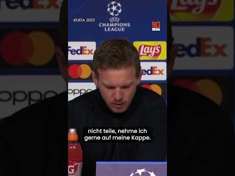 Nagelsmann nimmt den "𝙎𝙝𝙞𝙩" gern auf sich 💩