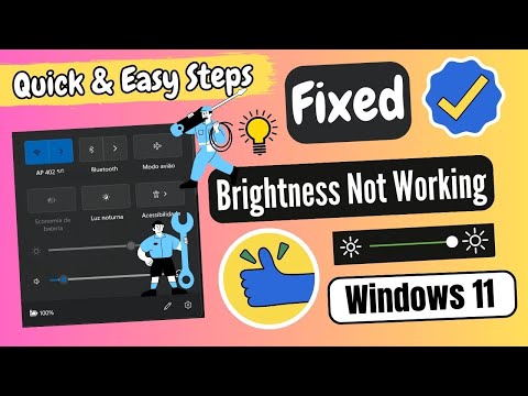 Windows 11 brightness not working FIXED | Widnows 11 keep dimming FIX ( 2025 QUICK STEPS )