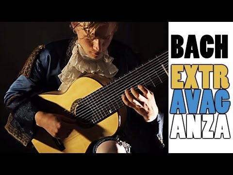 Marcus Strand  - Tempo di Borea BWV 1002 (J.S. Bach) on 11-string guitar