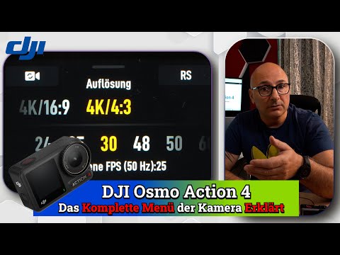 Osmo Action 4 & 3  Kamera Menü für alle Anfänger und Umsteiger  ein bischen näher gebracht @DJI