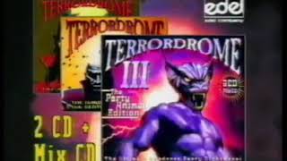 TERRORDROME COMPILATION CD (TV COMMERCIAL, 1994). The Ultimate HARDCORE Party Nightmare!