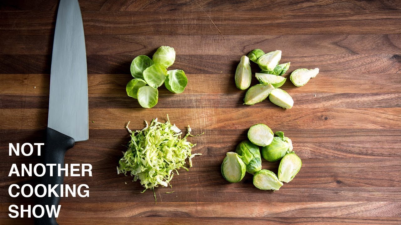 4 EASY WAYS TO CUT BRUSSELS SPROUTS