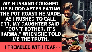 My husband collapsed during dinner, but my daughter said, "It's karma, no need to help him."