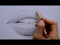 Як малювати губи ( How to draw lips ) малюнок простим олівцем 