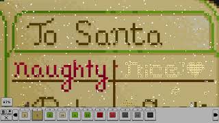 comfort gaming part 0007 - coloring pixels - "naughty or nice?" (no commentary)