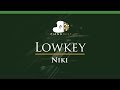 Niki - Lowkey - LOWER Key (Piano Karaoke Instrumental)